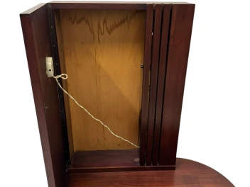 Art Deco Cabinet or Dry Bar with Clock, 1930s